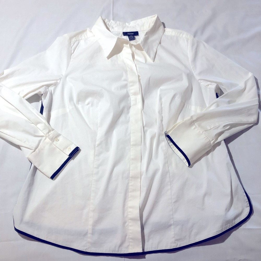 Alfani Woman’s White Shirt Blouse 16W